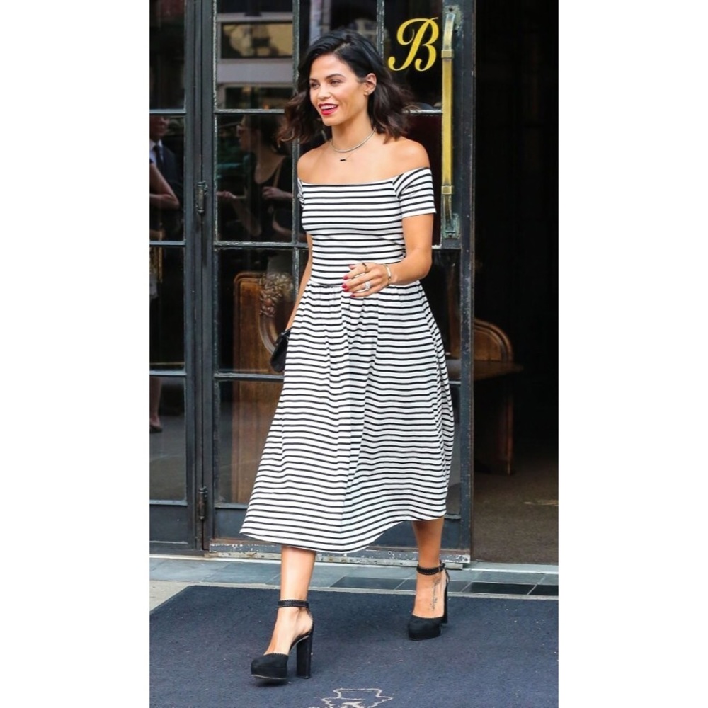 Who What Wear Striped Dress